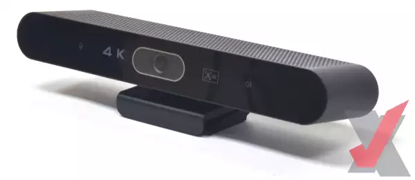 VoiceXpert VXV-211-UMS - компактный видеобар, 4K, обзор 94°, автонаведение, автокадрирование, микрофоны, динамик, USB