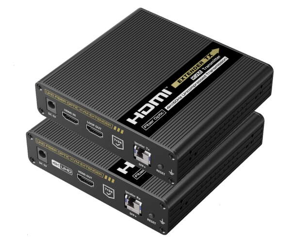 Lenkeng LKV993KVM — Удлинитель HDMI KVM по оптическому волокну, 4K, до 40 км