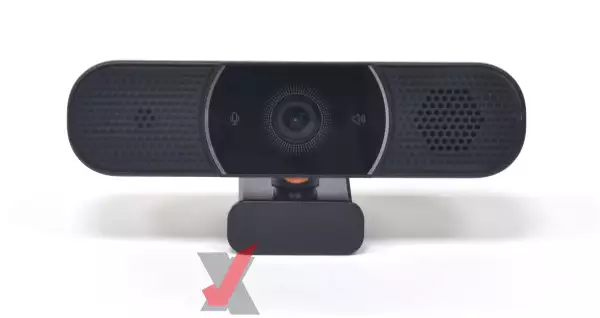 VoiceXpert VXV-110-UMS - веб-камера, 2K, обзор 94°, микрофон и динамик, USB, шторка приватности