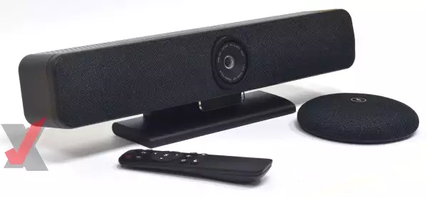 VoiceXpert VXV-310-UMS - видеобар, 4K HD, обзор 116°, автонаведение, микрофонный массив, динамик, USB, внешний микрофон
