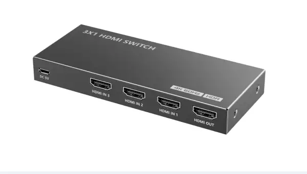 Lenkeng LKV301HDR-V3.0 — Переключатель (свитчер) 3×1 HDMI, 4K