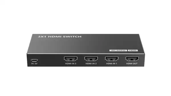 Lenkeng LKV301HDR-V3.0 — Переключатель (свитчер) 3×1 HDMI, 4K