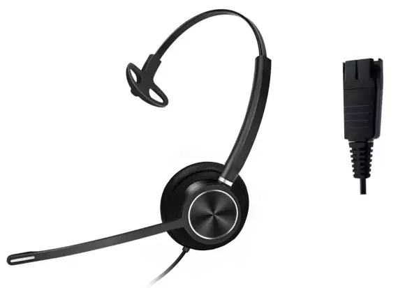 VoiceXpert VXH-300Q — Проводная QD-гарнитура (1 динамик, QD-Plantronics), аналог Plantronics EncorePro 300