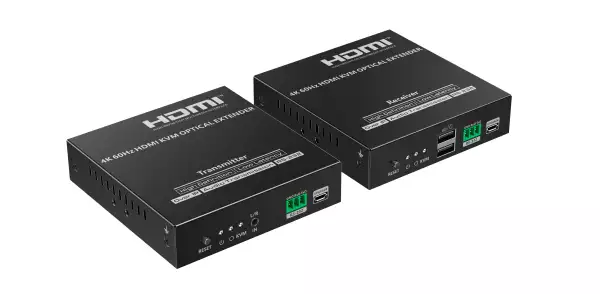 Lenkeng LKV982KVM — Удлинитель HDMI KVM по оптическому волокну, 4K, до 40 км